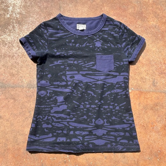 Y2K Stylish Converse Purple and Black Tee - Picture 1 of 5